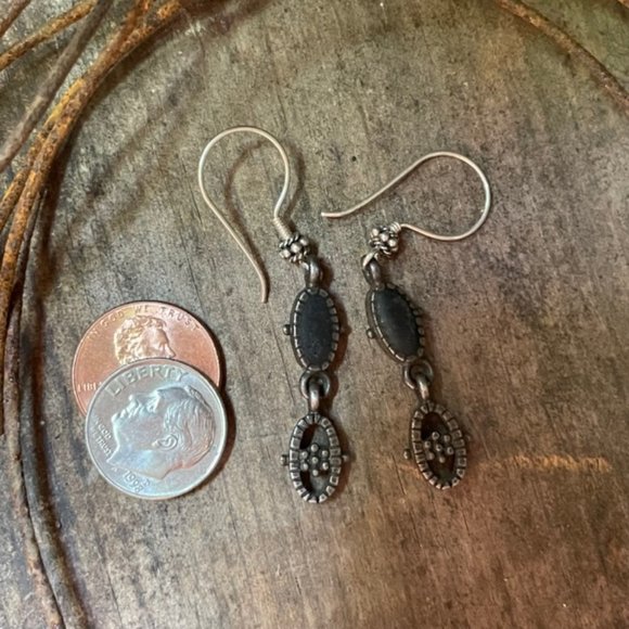 Artisan Boho Chic Tribal Dangle Drop Earrings - Picture 7 of 12